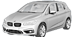 BMW F45 P1BCB Fault Code